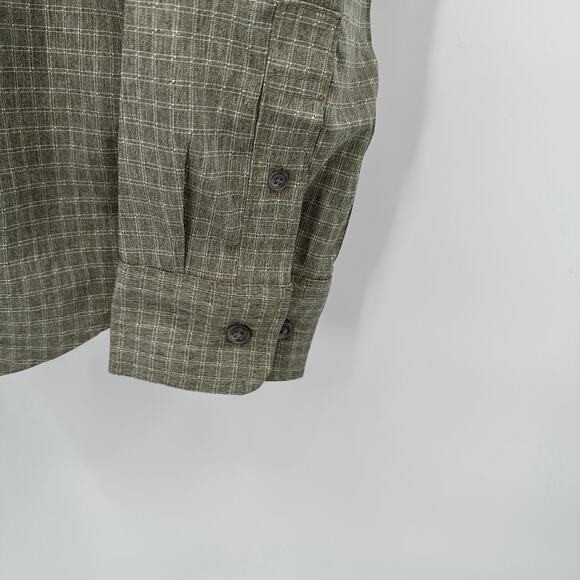 PRANA NWT Men's Garvan Long Sleeve Shirt in Evergreen // Small Tall - Picture 6 of 12